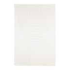 Tapis doux à poils longs - Carvy Arches Crème