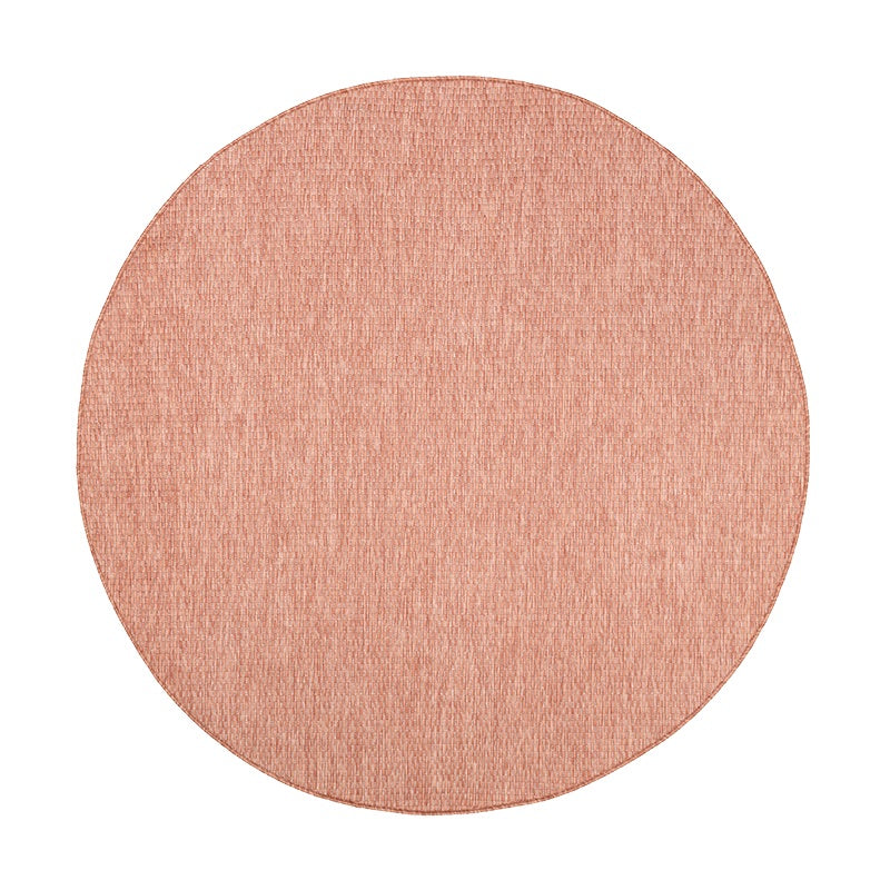 Tapis d'extérieur rond - Costa Terracotta