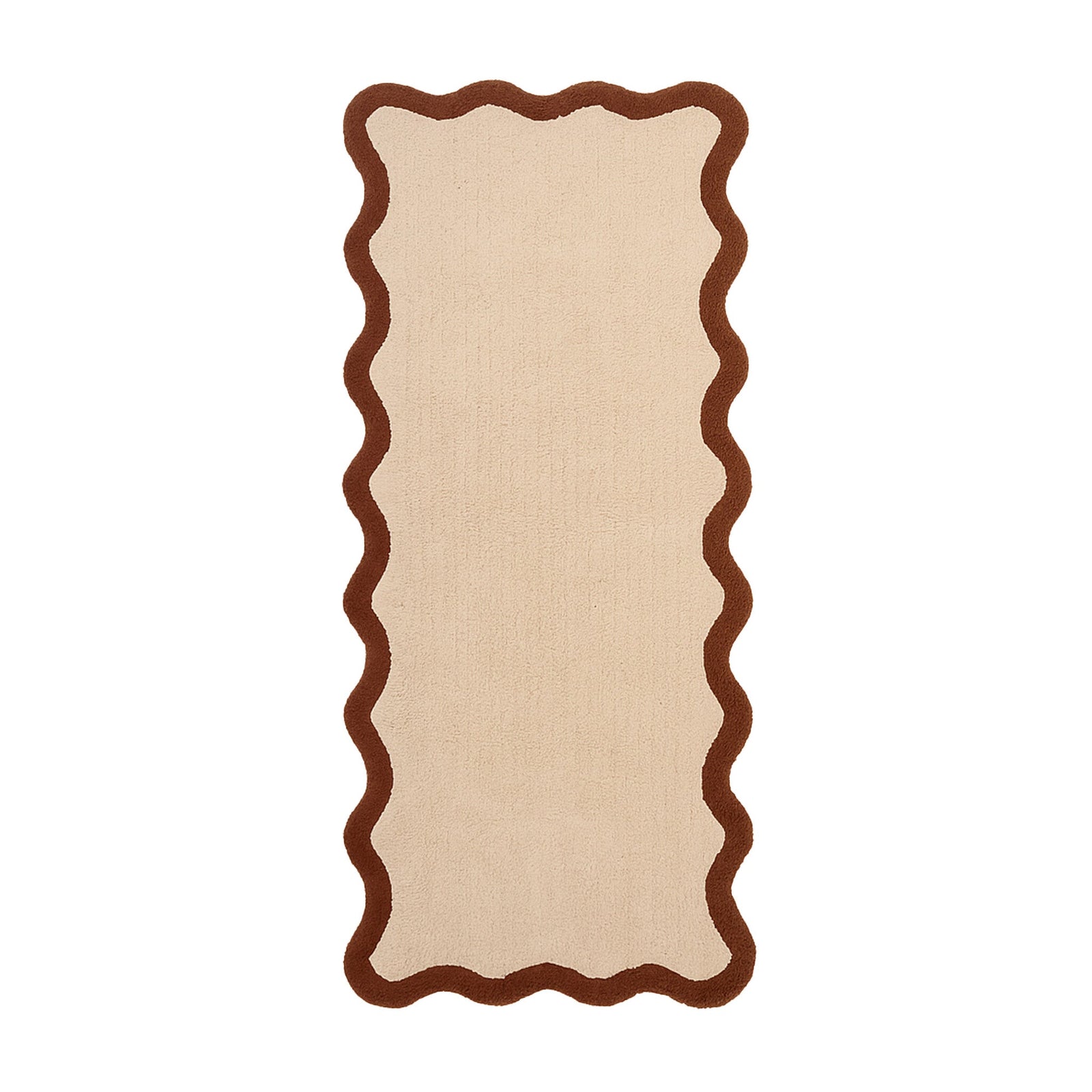Washable Runner – Hazy Brown/Cream