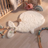 Kids Rug - Huggy Whale Cream