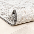 Vintage Outdoor Rug - Victoria Oriental Grey