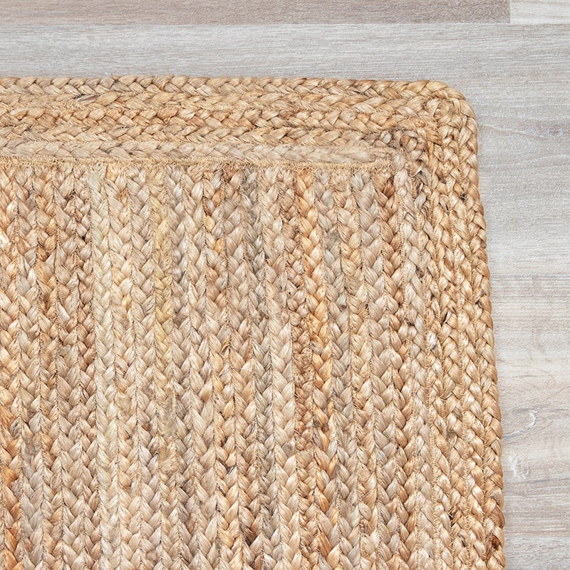 Jute Rug - Fair Square Natural