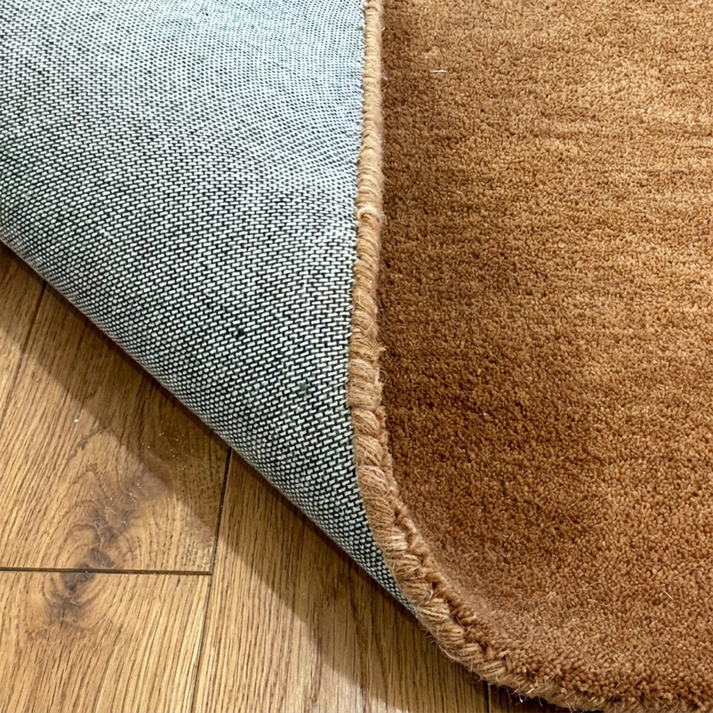 Round wool rug - Leone Taupe