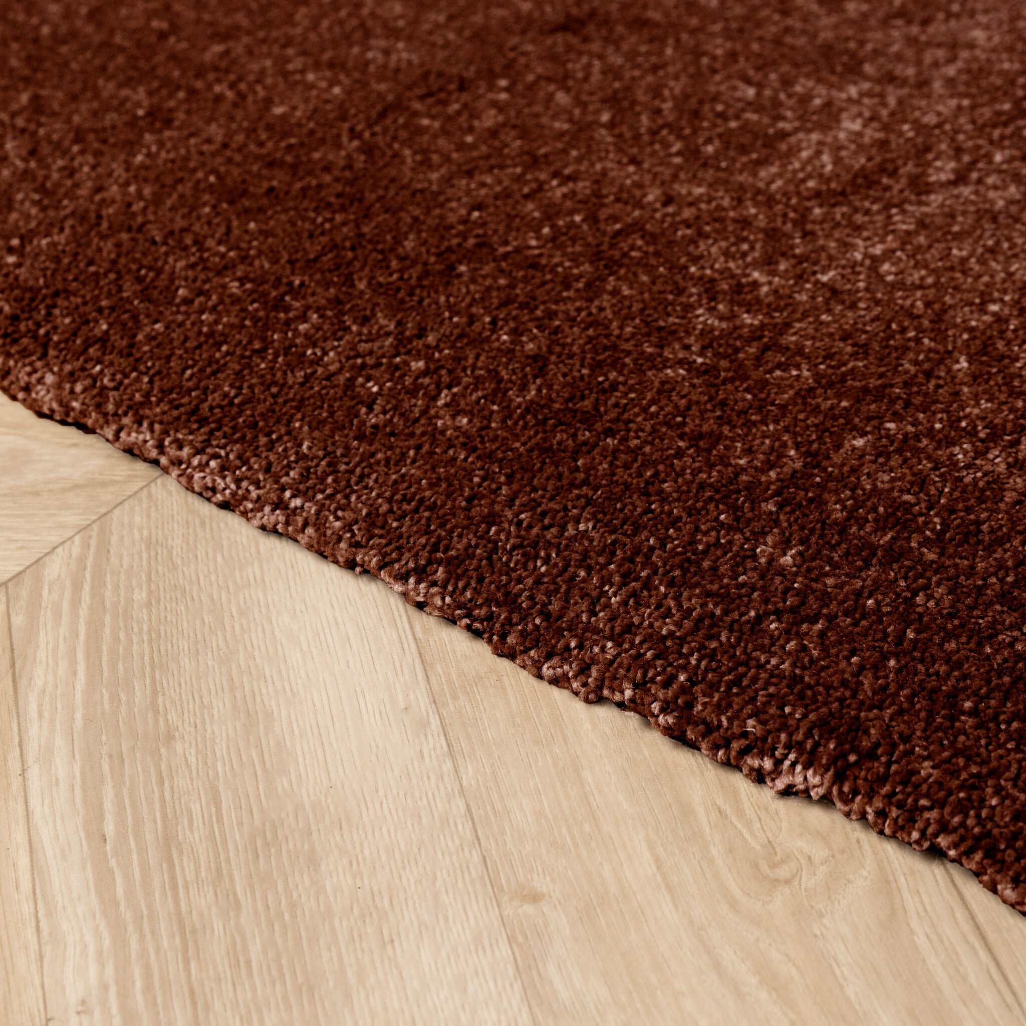 Washable rug - Clean Dark Brown