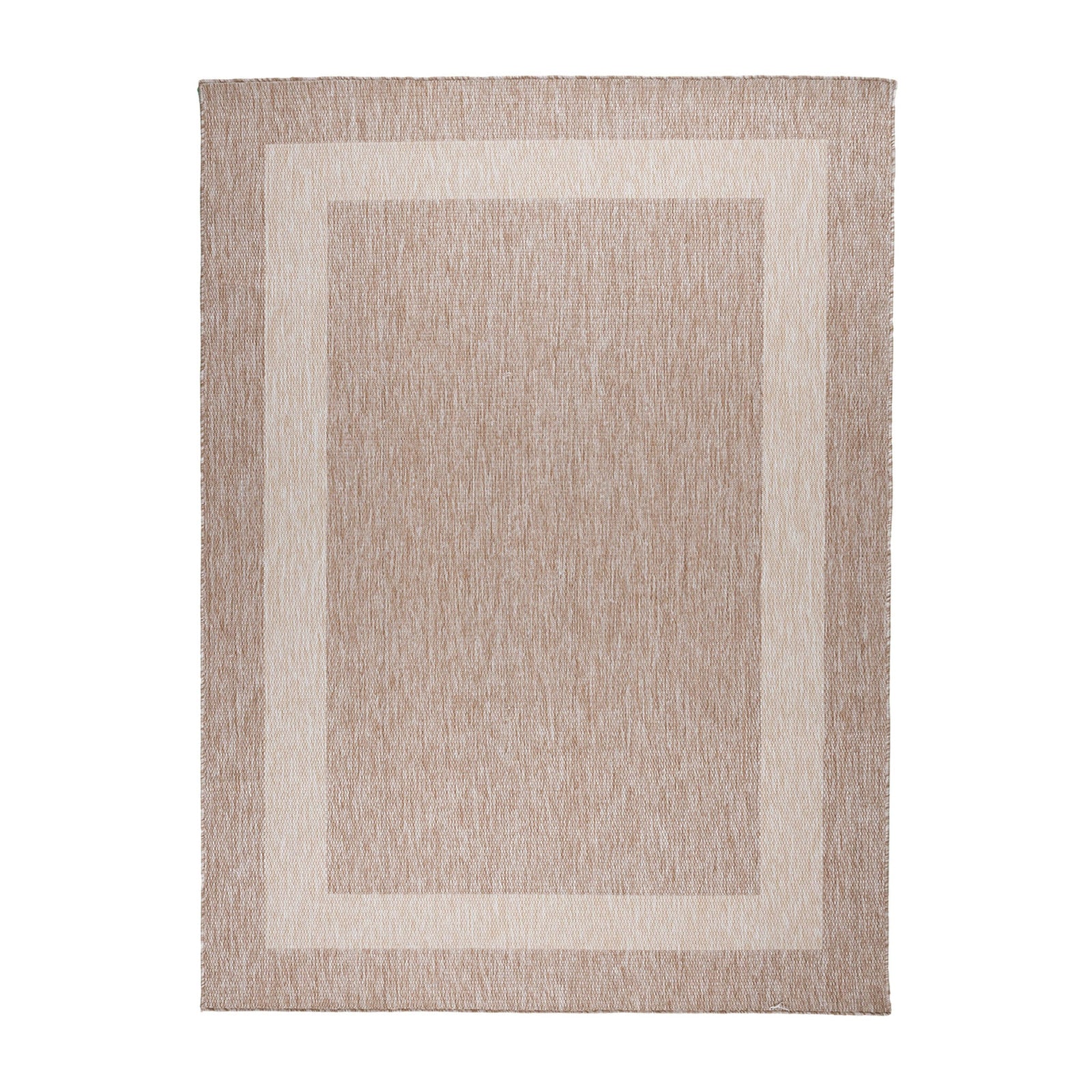 Outdoor Rug – Sierra Border Beige/Cream