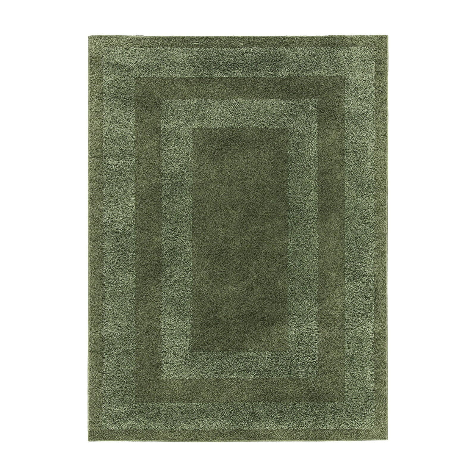 Scandinavian Rug - Lova Border Green