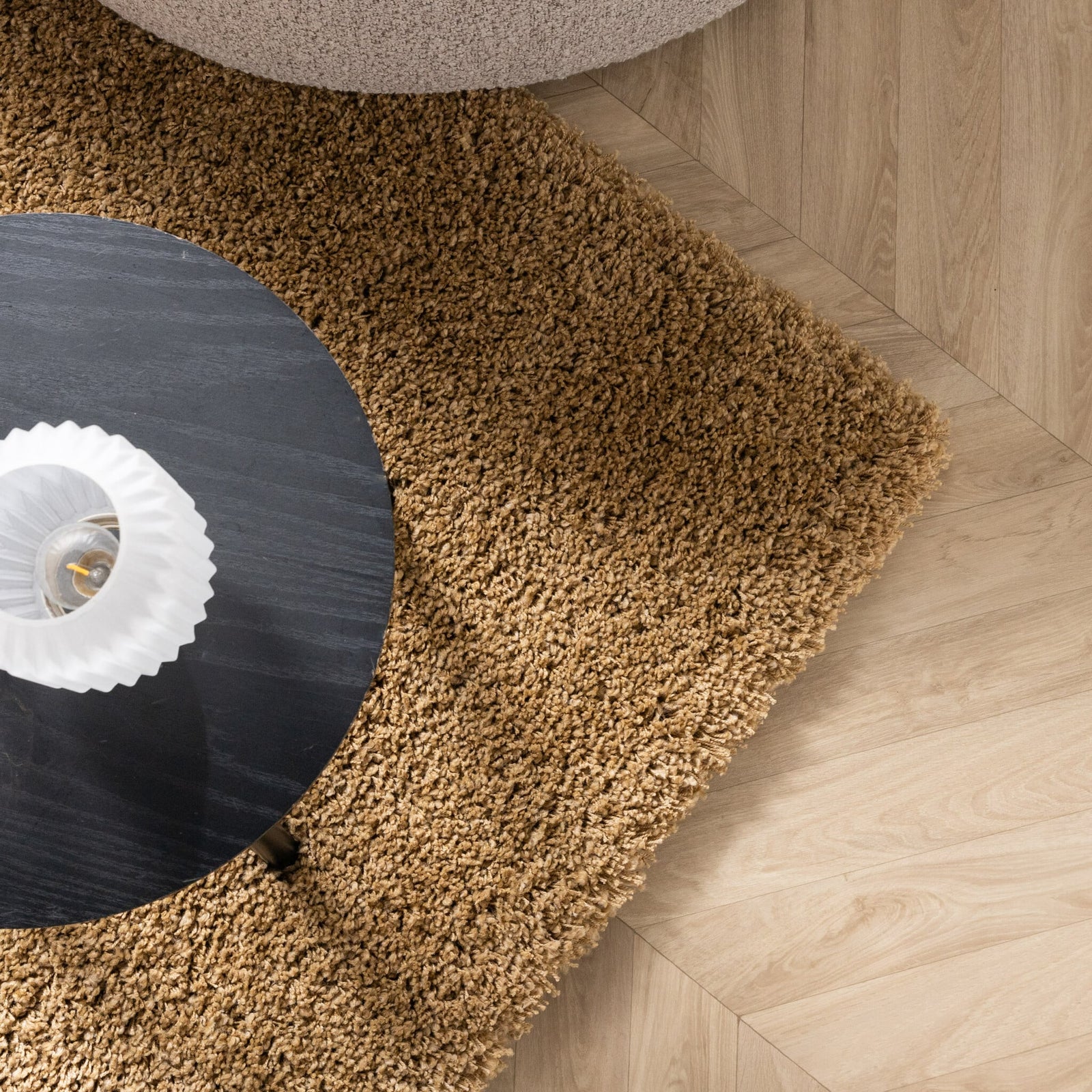 Luxury deep pile rug - Yves Gold