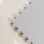 Foam puzzle mat - Alfie XL Stars Grey/Beige