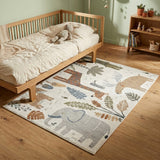Washable Kids Rug - Mace Animals Cream