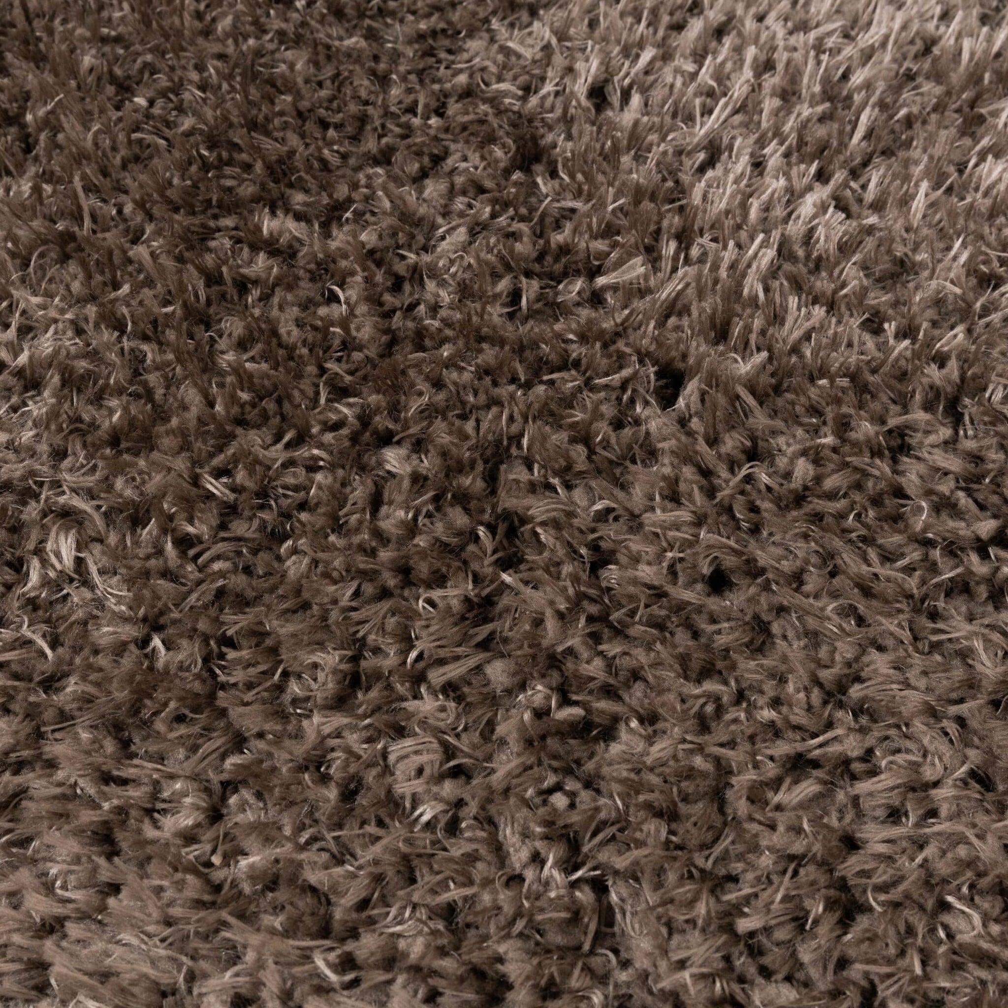 Oval Shaggy Rug - Blaze Taupe