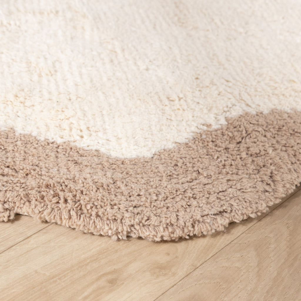 Washable Rug – Hazy Beige/Cream