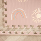Foam puzzle mat - Alfie XL Sun Pink
