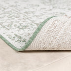 Vintage Outdoor Rug - Victoria Oriental Green