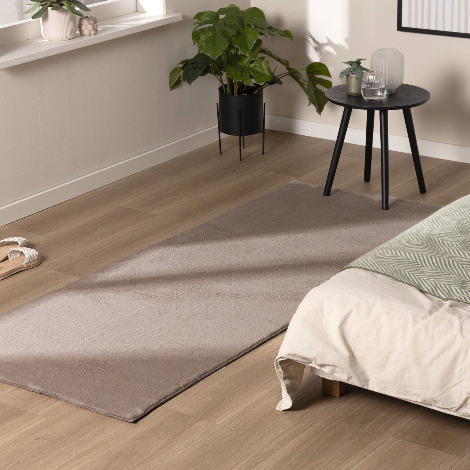 Soft low-pile Runner - Cosy Taupe