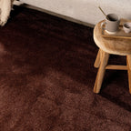 Washable rug - Clean Dark Brown
