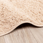 Round High Pile Rug - Lofty Beige