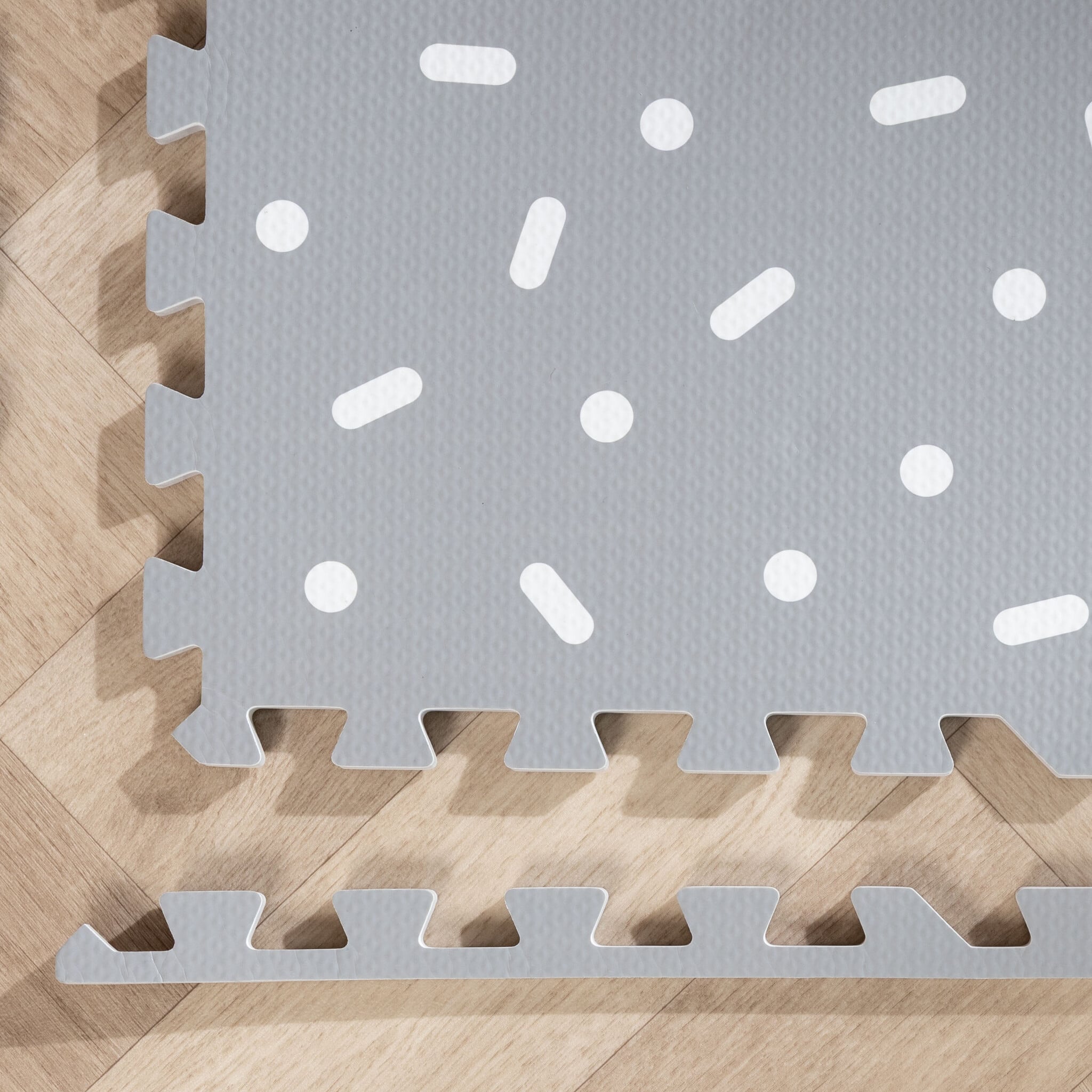 Foam Puzzle Mat - Alfie XL Sprinkles Grey