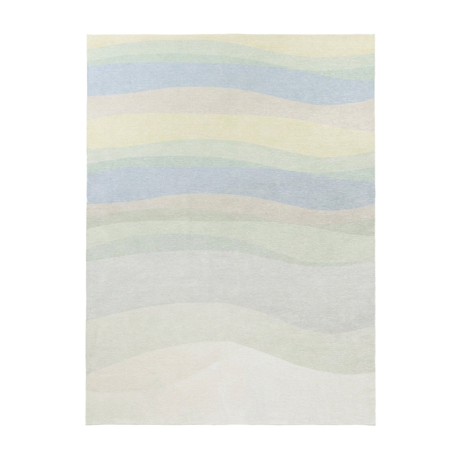 Geometric Rug – Swing Waves Blue/Green