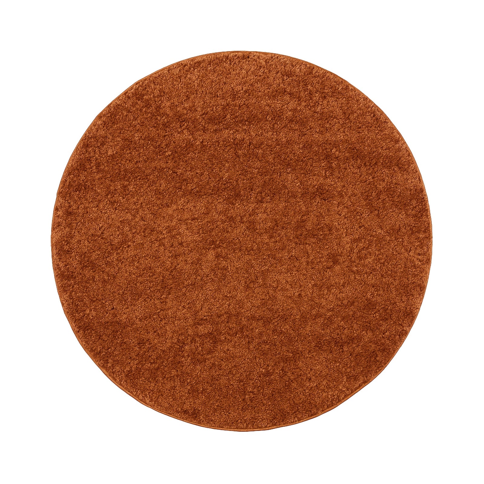Round High-Pile Rug – Wish Terracotta