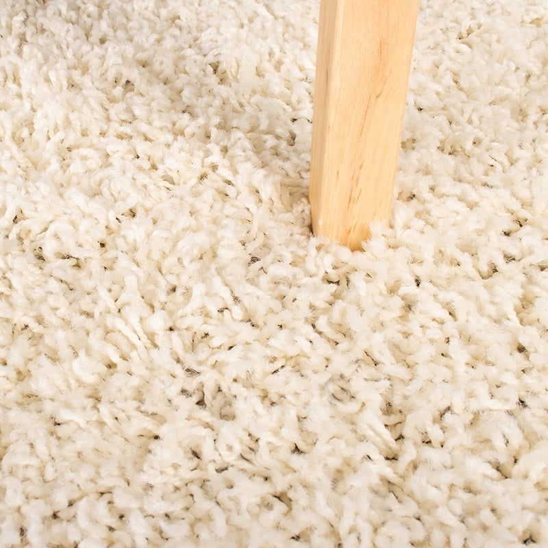 High Pile Runner - Solid White