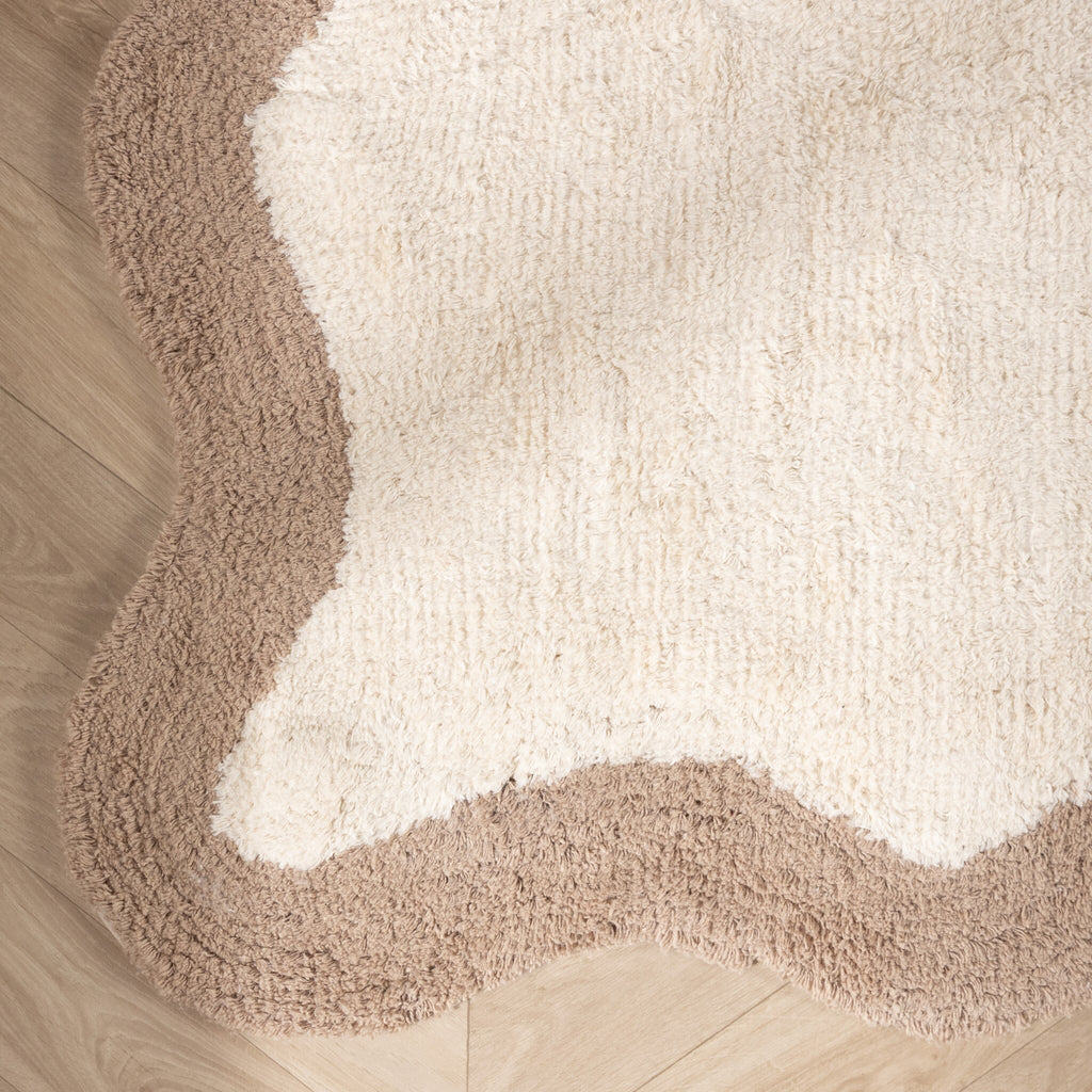 Washable Rug – Hazy Beige/Cream