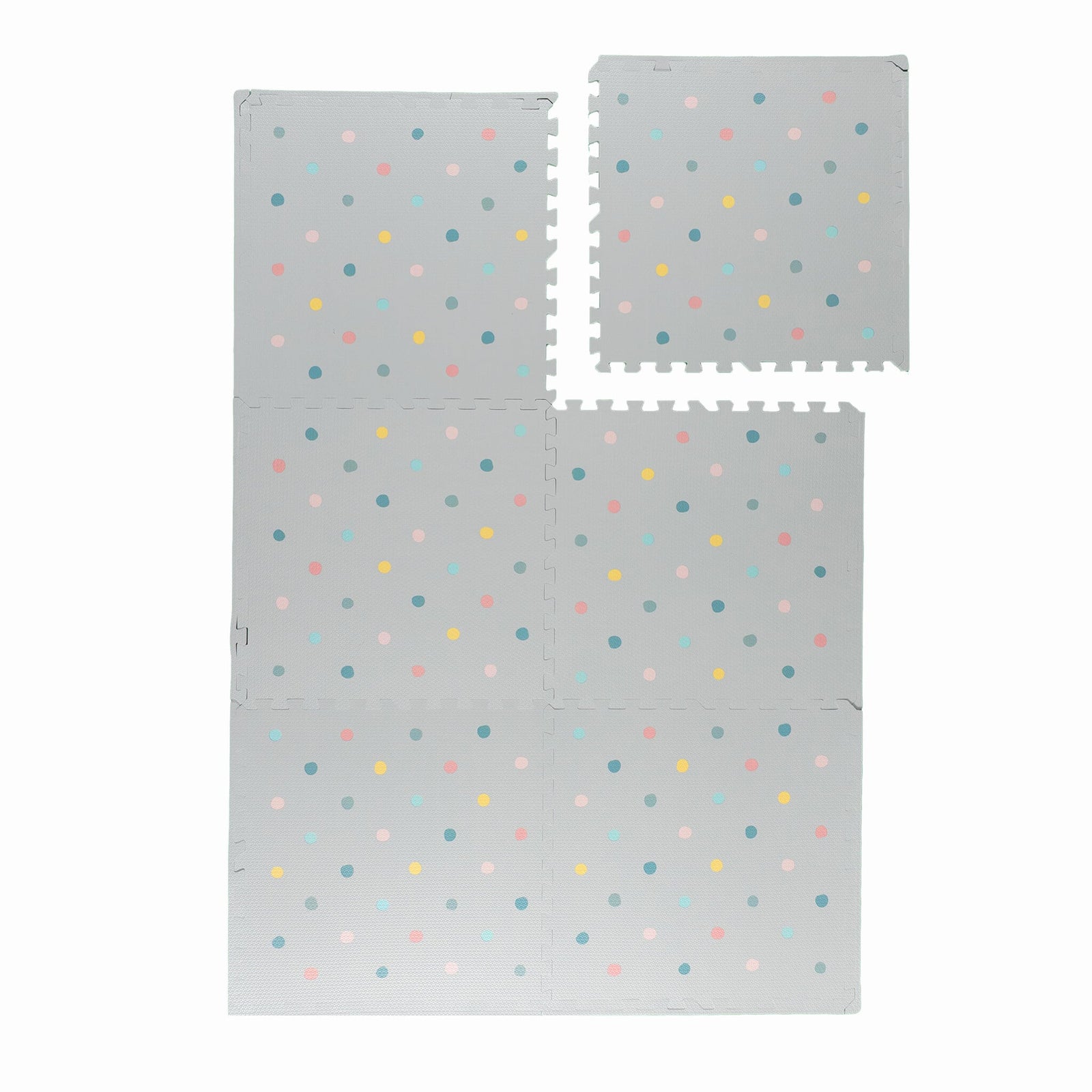 Foam Puzzle Mat – Alfie Dots Light Grey