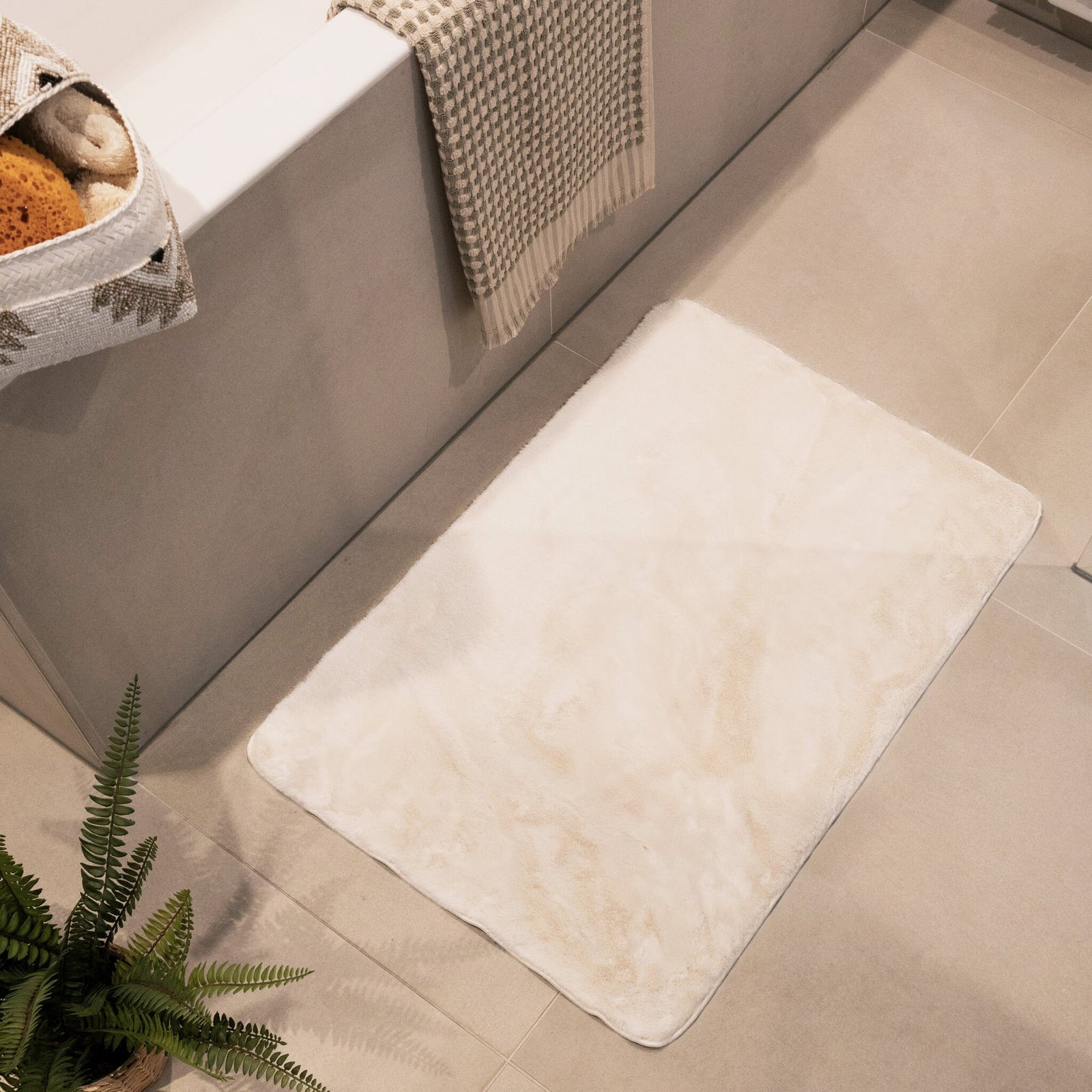 Bathroom Rug - Cody Cream
