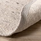 Wool Irregular Rug - Feline White/Blended