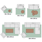 High Pile Rug - Solid Beige