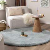 Round High Pile Rug - Comfy Supreme Blue/Green