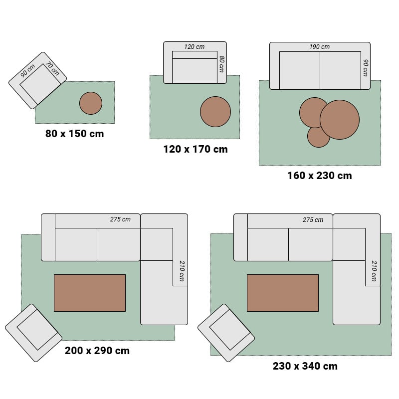 Indoor Outdoor Rug - Kairo Medallion Dark Blue/Terra