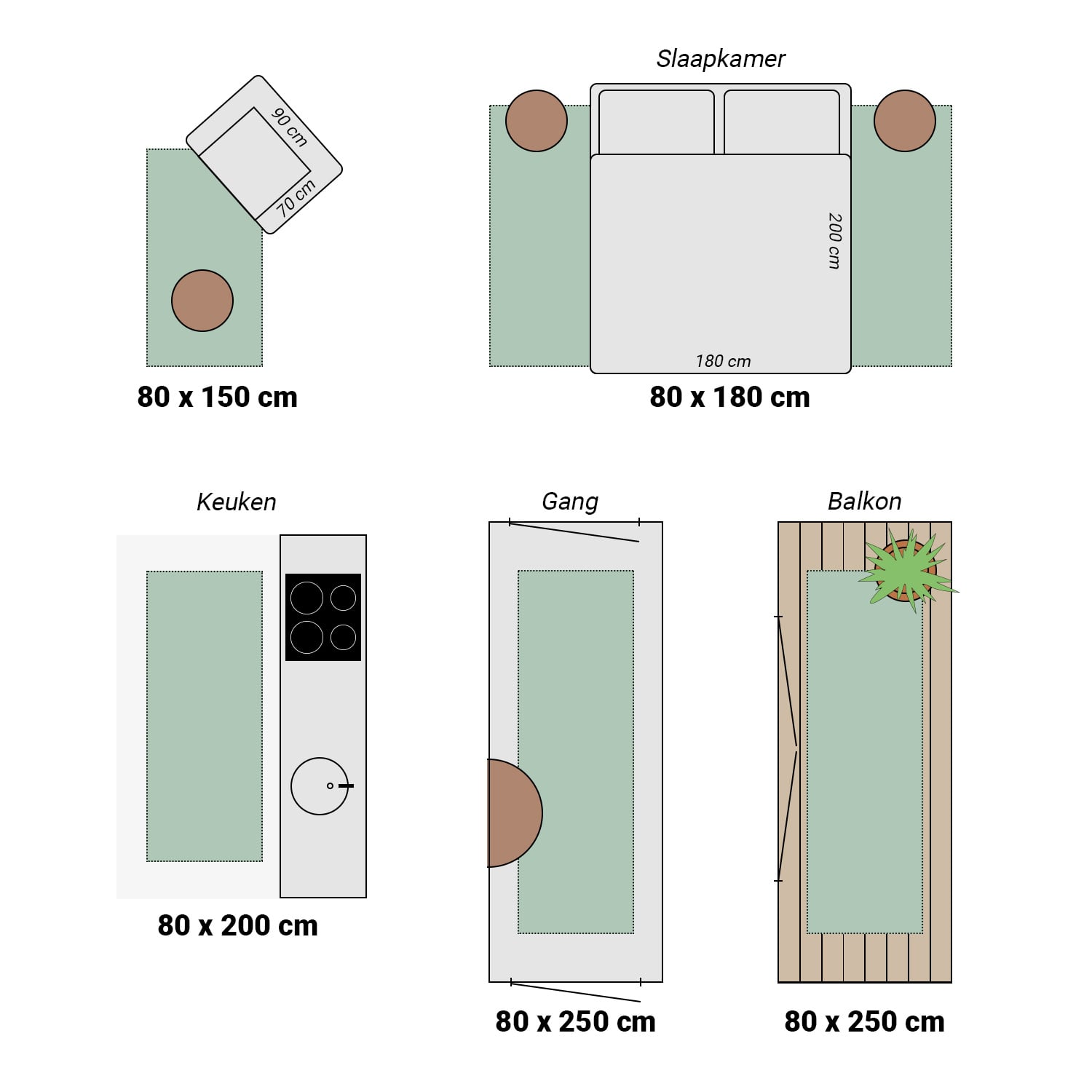 Balcony Rug - Sierra Frame Beige/Cream
