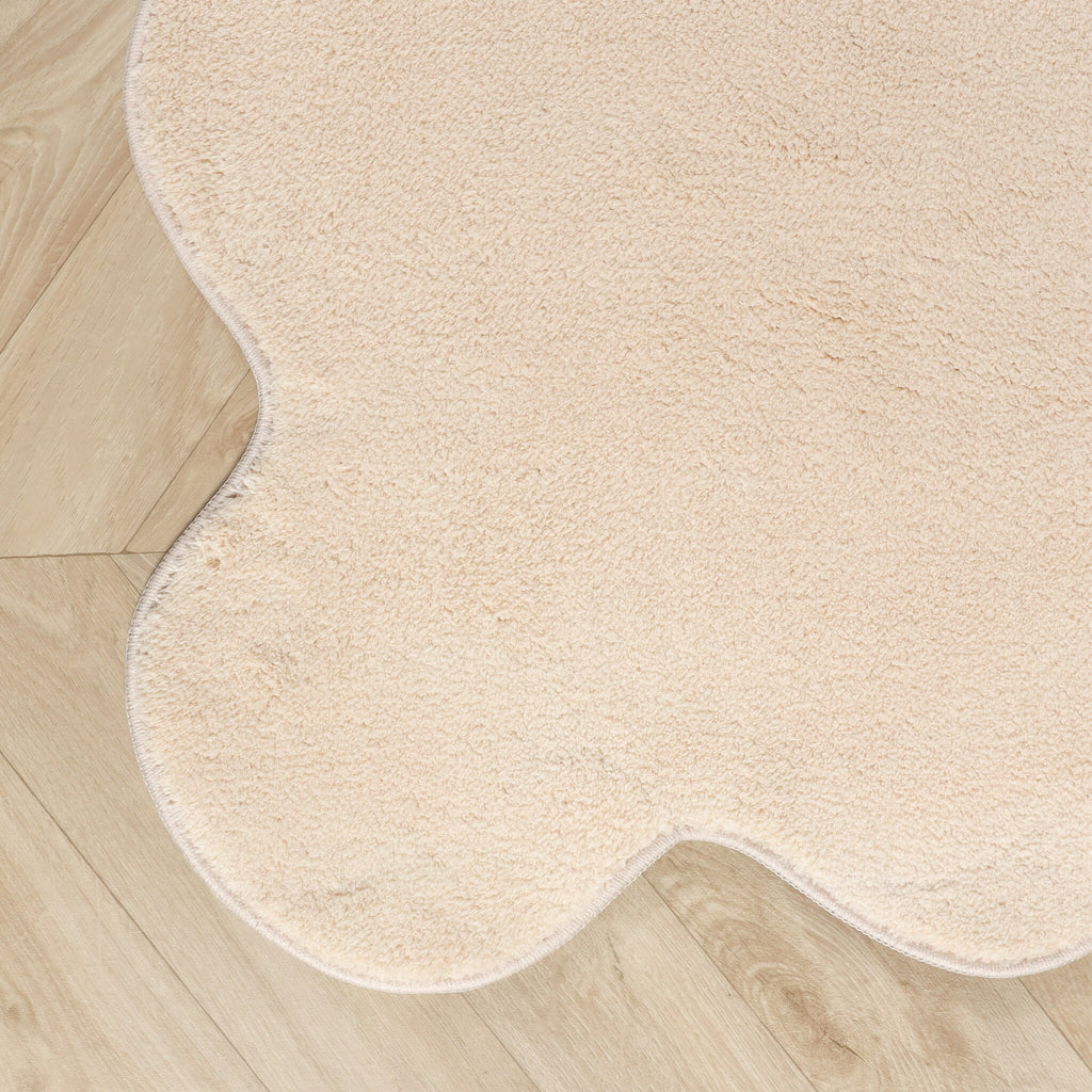 Tapis lavable - Puck Beige