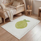 Washable children's rug - Mick Limoen Green