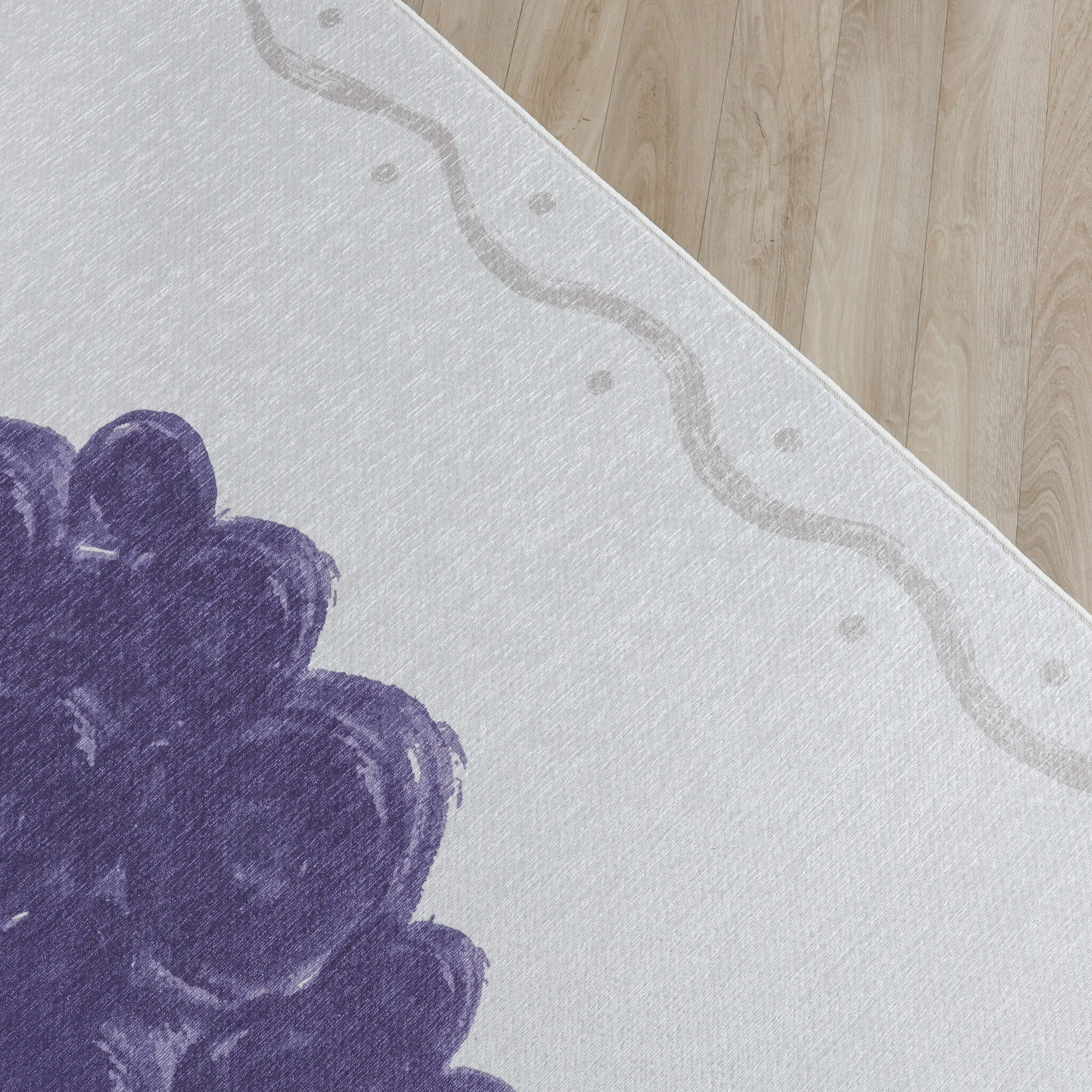 Washable children's rug - Mick Druif Purple