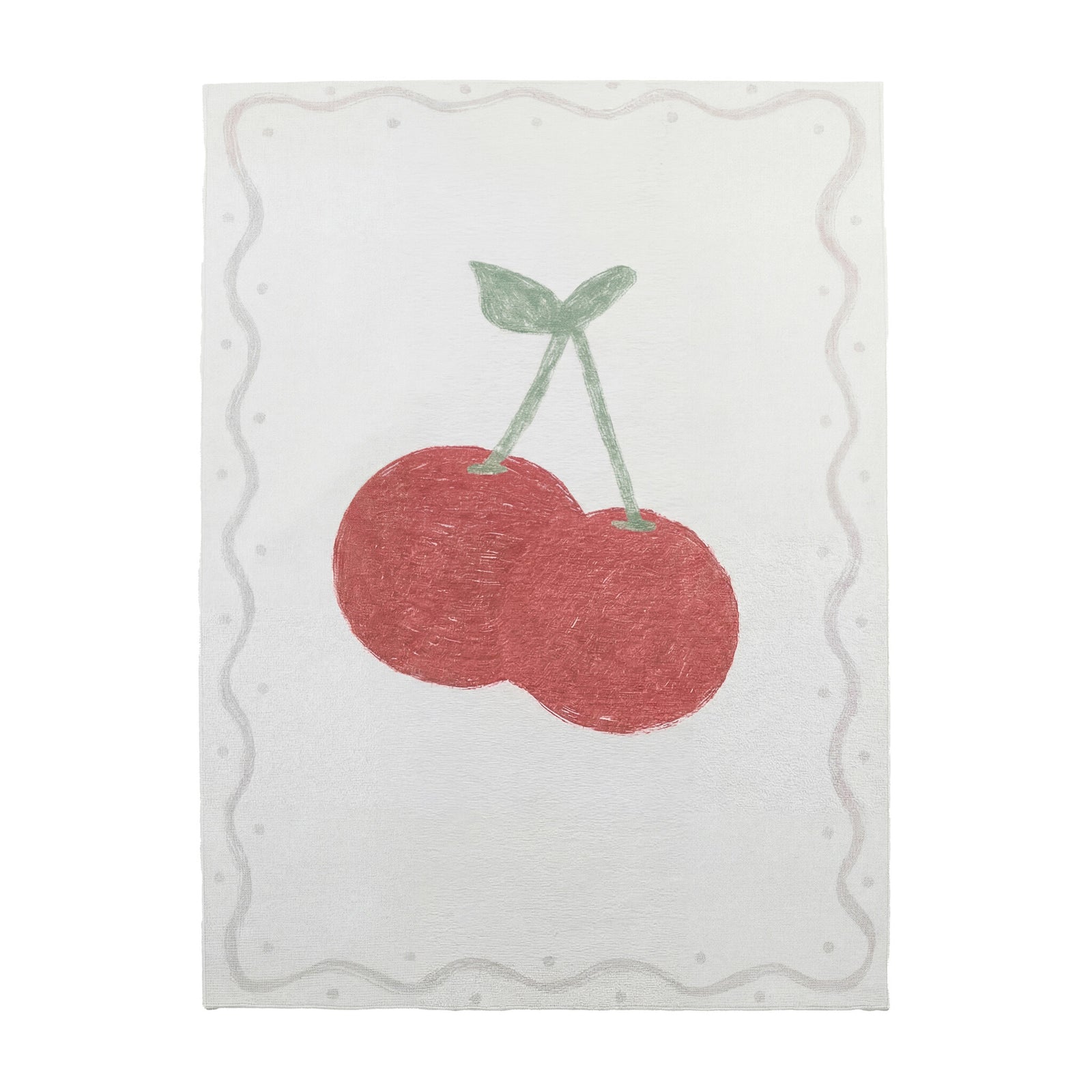 Tapis enfant lavable - Mick Cerise Rouge