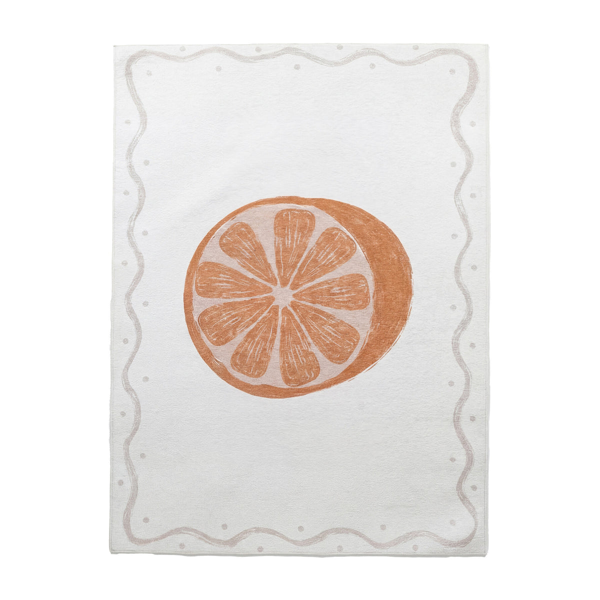 Washable children's rug - Mick Sinaasappel Orange