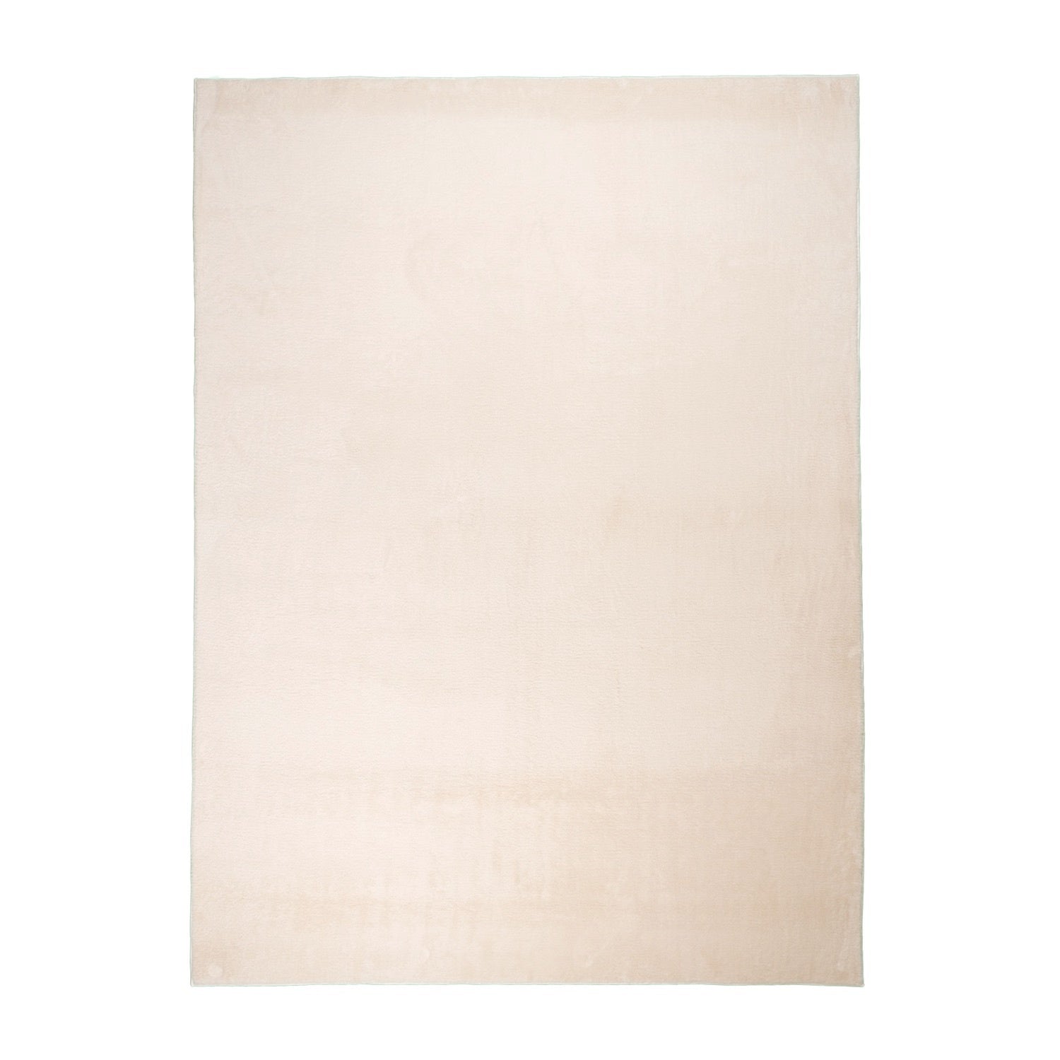 Tapis doux à poils courts - Cozy Crème