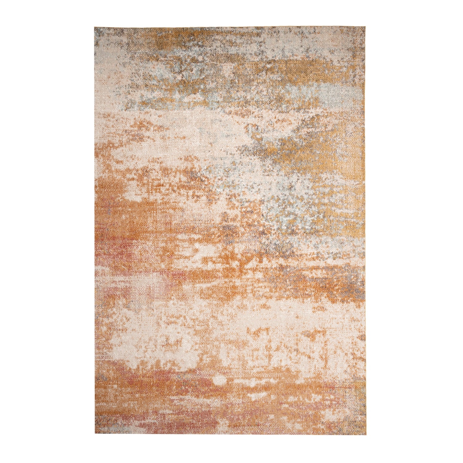 Tapis moderne - Bush Jaune Ocre/Terracotta