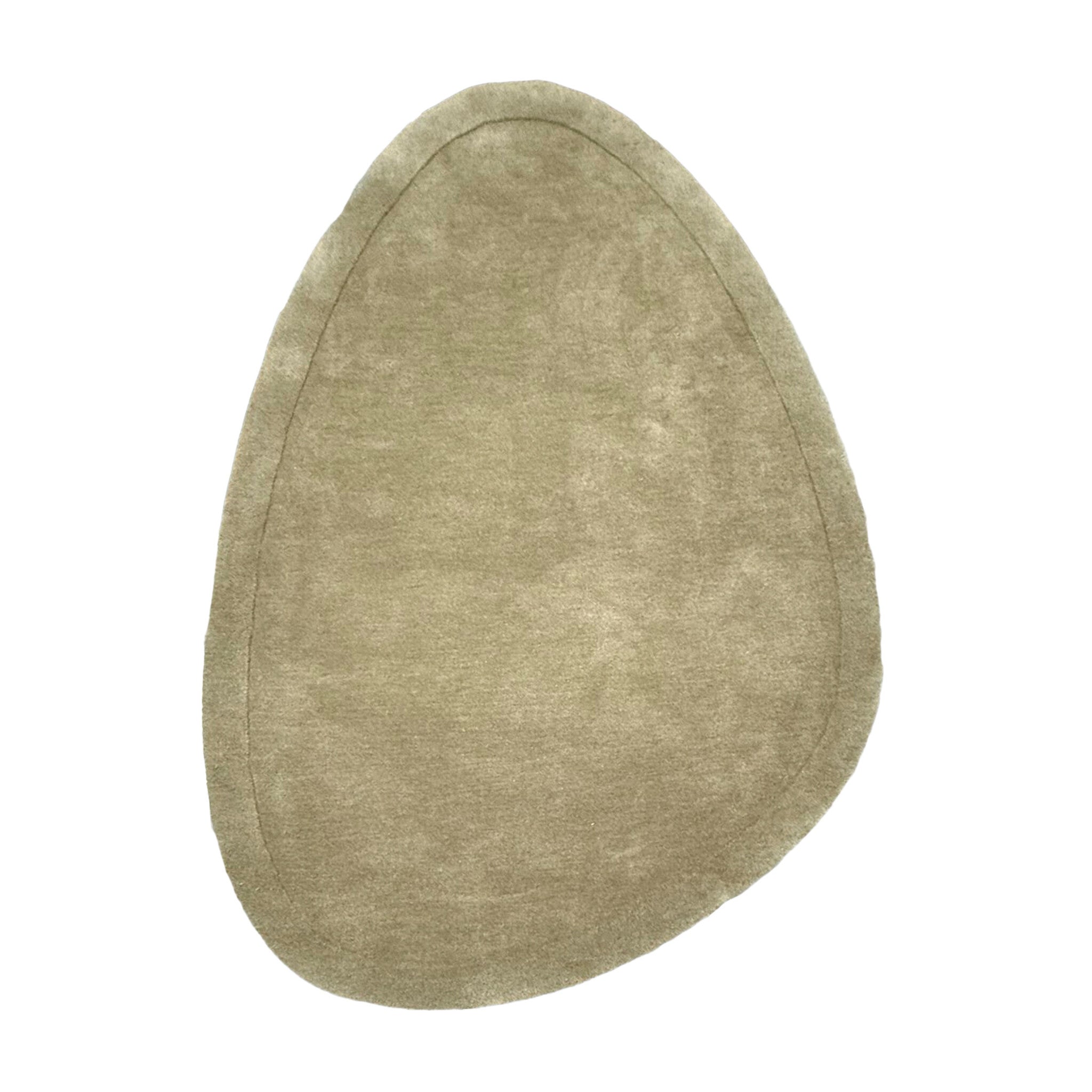 Tapis organique - Isara Border Vert Olive
