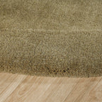 Tapis organique - Isara Border Vert Olive