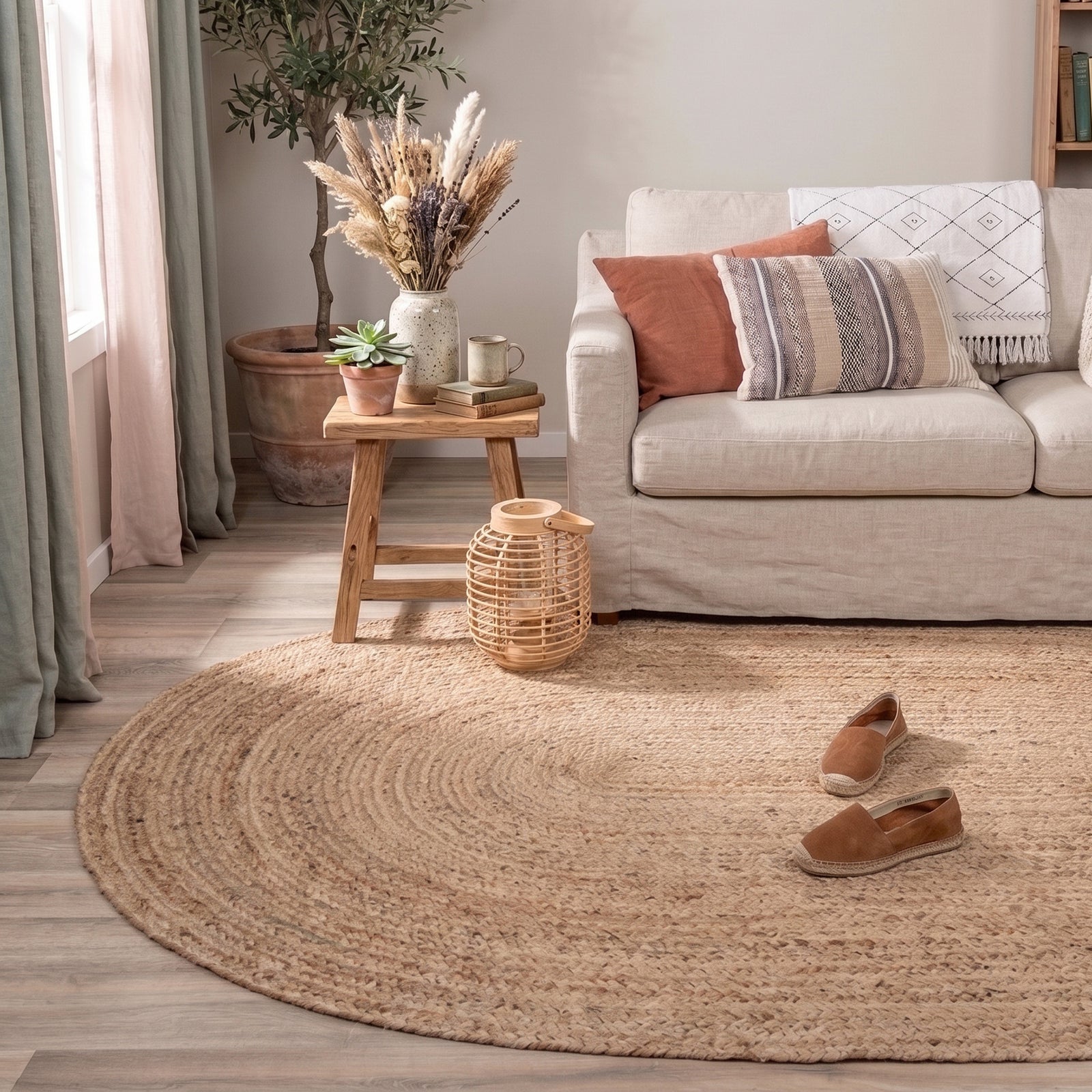 Tapis en jute - Fair Ovale Naturel