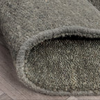 Tapis berbère rond - Aicha Vert foncé