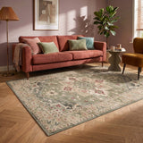 Tapis vintage - Sage Medallion Vert