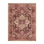 Tapis vintage - Sage Medallion Red