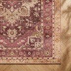 Tapis vintage - Sage Medallion Red