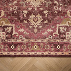 Tapis vintage - Sage Medallion Red