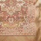 Tapis vintage - Sage Medallion Terracotta