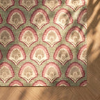 Vintage rug - Sage Pattern Green