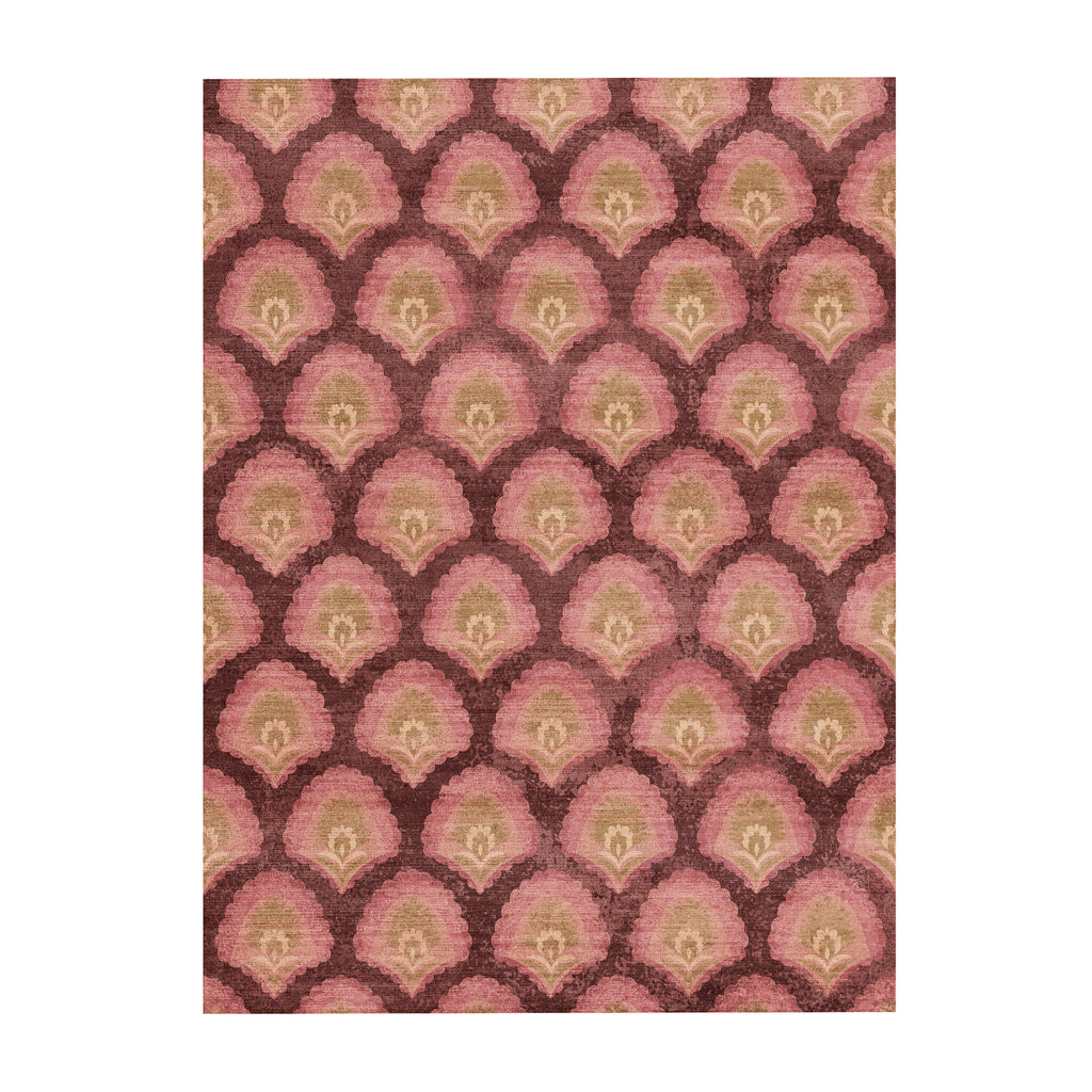 Tapis vintage - Sage Pattern Rouge